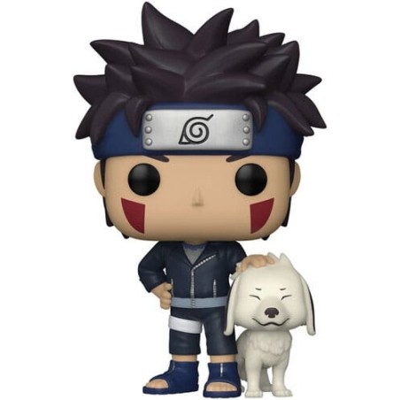 Naruto - Figurine POP! Animation Vinyl Kiba w/Akamaru 9 cm