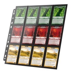 Ultimate Guard - 24-Pocket QuadRow Pages Side-Loading Noir (10)