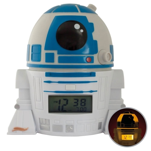 Star Wars - Réveil lumineux BulbBotz R2-D2 14 cm