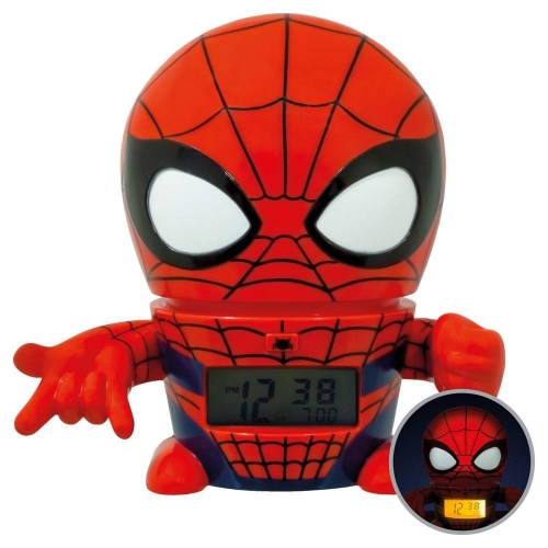 Marvel - Réveil lumineux BulbBotz Spider-Man 14 cm - Figurine-Discount
