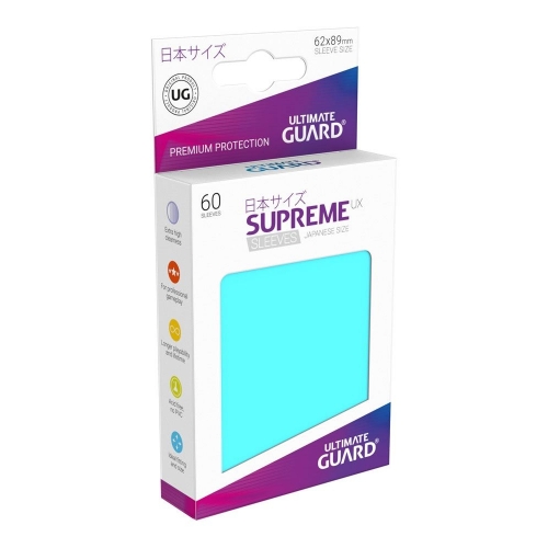 Ultimate Guard - 60 pochettes Supreme UX Sleeves format japonais Aigue-marine