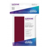 Ultimate Guard - 50 pochettes Supreme UX Sleeves taille standard Bourgogne