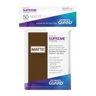Ultimate Guard - 50 pochettes Supreme UX Sleeves taille standard Marron Mat