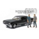 Supernatural - Réplique 1/18 métal Chevrolet Impala Sport Sedan 1967 avec 2 figurines