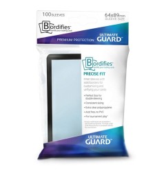 Ultimate Guard - Bordifiesâ¢ Precise-Fit Sleeves taille standard Noir (100)