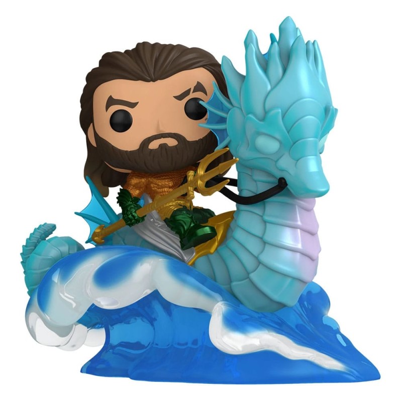 DC Comics - Aquaman et le Royaume perdu POP! Rides Deluxe Vinyl figurine Aquaman & Storm 15 cm