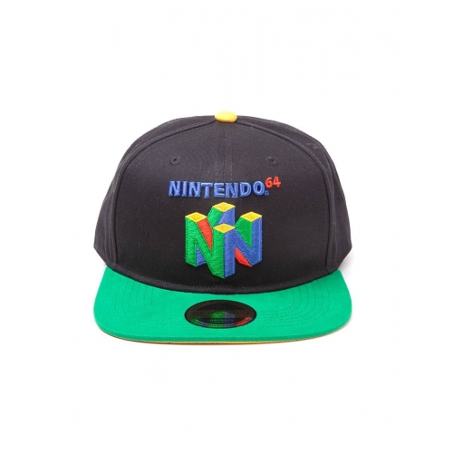 Nintendo - Casquette hip hop Snapback N64 Logo