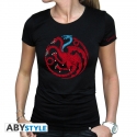 Game Of Thrones - T-shirt Targaryen Viserion femme MC black