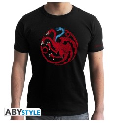 Game Of Thrones - Tshirt Targaryen Viserion -homme MC black - new fit