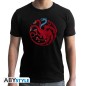 Game Of Thrones - Tshirt Targaryen Viserion -homme MC black - new fit