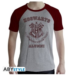 Harry Potter - Tshirt Alumni homme MC gris & rouge - premium