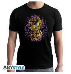 Marvel - Tshirt Gant d'infinité homme MC black- new fit