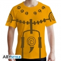 Naruto Shippuden - T-shirt Chakra Mode homme MC jaune - premium