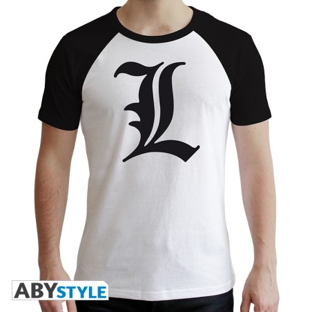 Death Note - Tshirt L Symbole homme MC blanc - premium