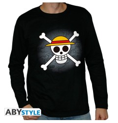 One Piece - Tshirt Skull with map homme ML black