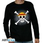 One Piece - Tshirt Skull with map homme ML black