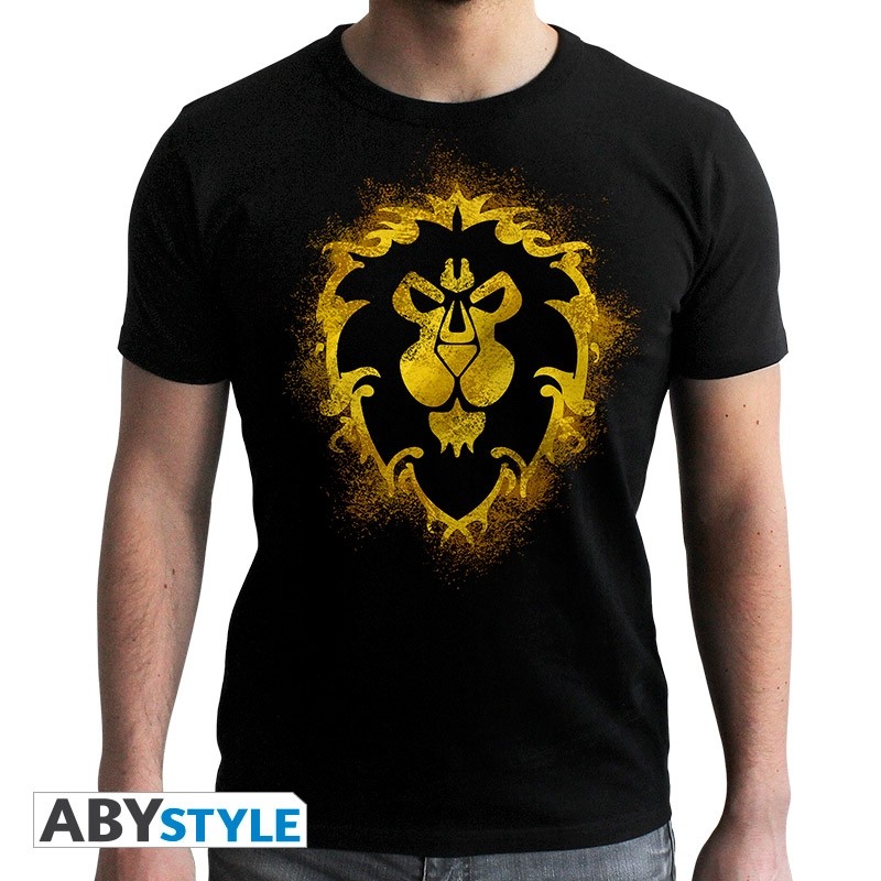 World Of Warcraft - Tshirt Alliance - homme MC black - new fit
