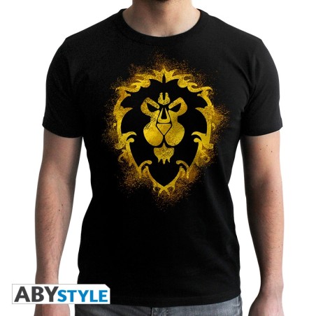 World Of Warcraft - Tshirt Alliance - homme MC black - new fit