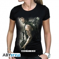 The Walking Dead - T-shirt Daryl Arbalète femme MC black - basic