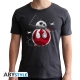 Star Wars - T-shirt BB8 E8 homme MC dark grey  - new fit