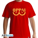 One Punch Man - T-shirt Oppai homme MC rouge - basic