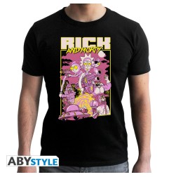 Rick And Morty - Tshirt Film homme MC black- new fit