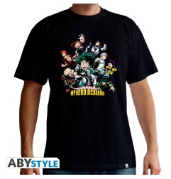 My Hero Academia - Tshirt Héros homme MC black- basic