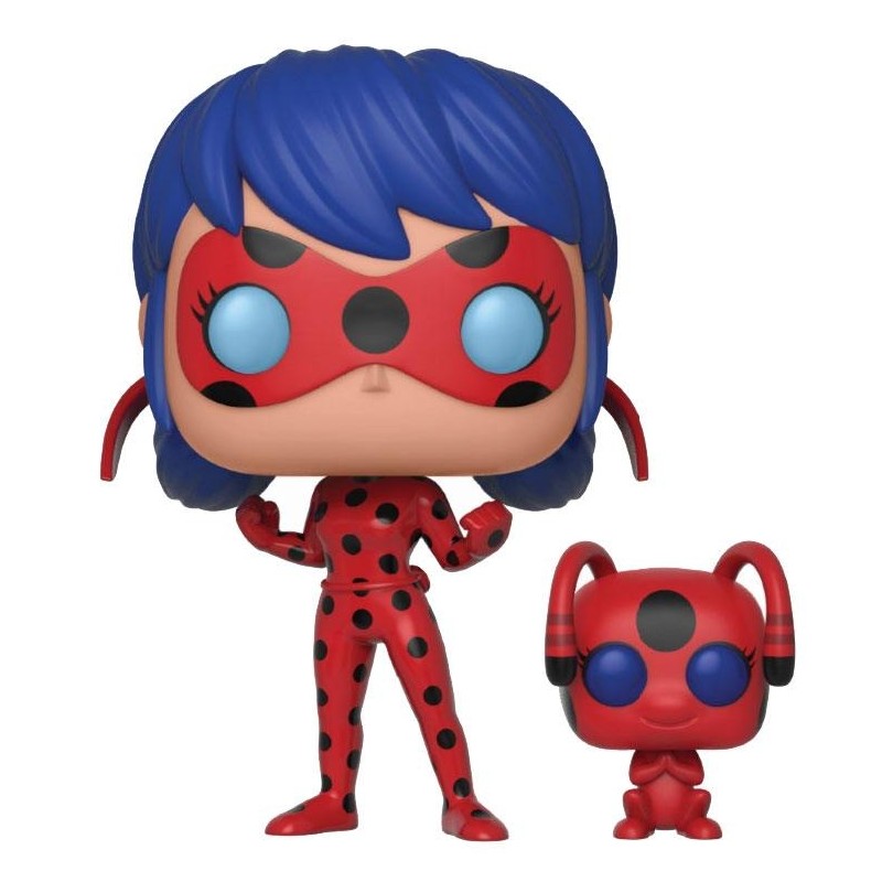 Miraculous - , les aventures de Ladybug et Chat Noir POP! Animation Vinyl figurine Lady Bug & Tikki 9cm