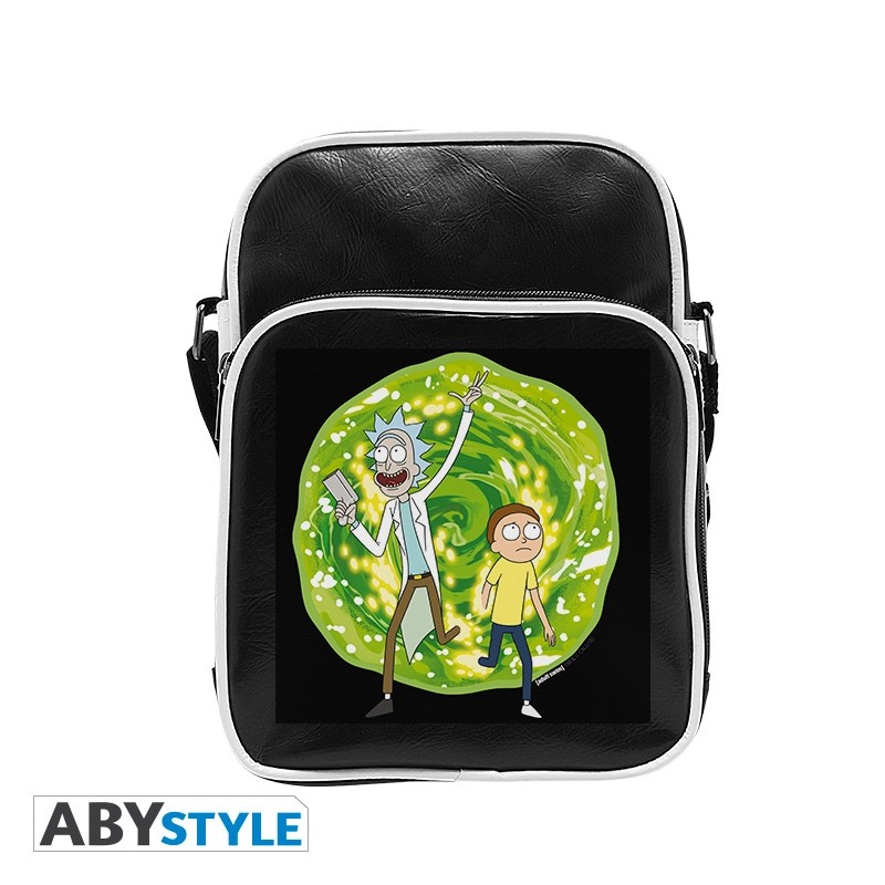 Rick And Morty - Sac Besace Portail - Vinyle Petit Format  Broc
