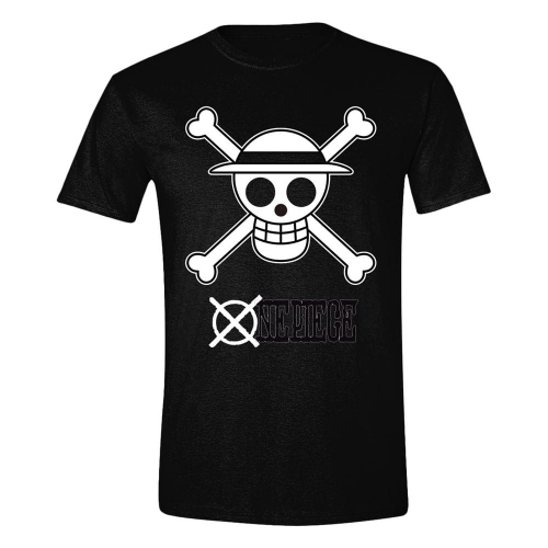 One Piece - T-Shirt Skull Black & White 