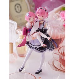 Re:Zero - Starting Life in Another World statuette PVC 1/7 Ram & Childhood Ram 23 cm