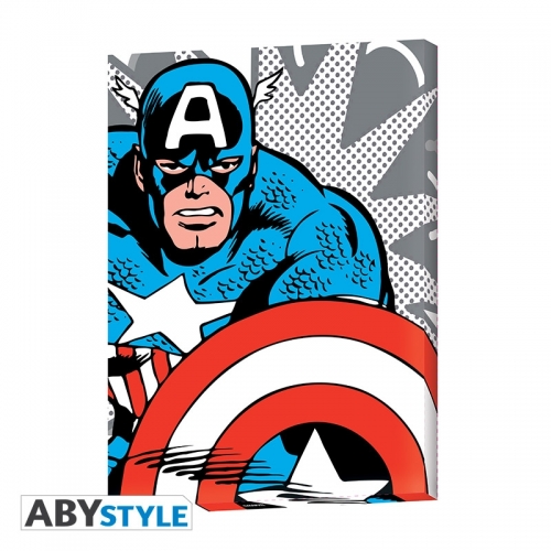 Marvel - Toile Captain America pop art (30x40)