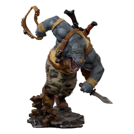 Tortues Ninja - Les Tortues ninja statuette BDS Art Scale 1/10 Rocksteady 24 cm