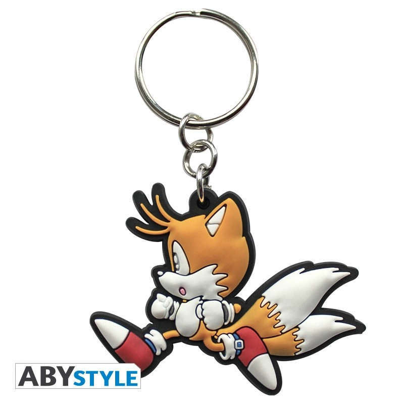 Sonic - Porte-clés PVC Tails X4