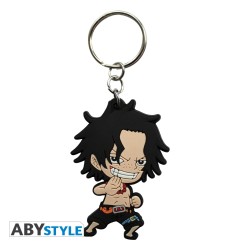 One Piece - Porte-clés PVC Ace SD X4