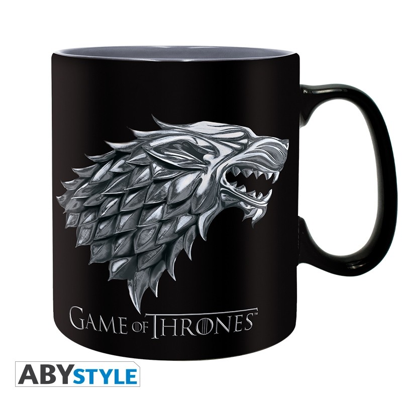 Game Of Thrones - Mug - 460 ml - Stark/Winter is coming -avec boitex2