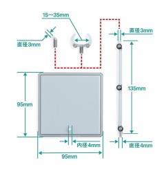 The Simple Stand - Pack 3 socles pour figurines
