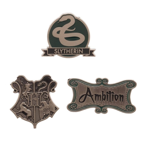 Harry Potter - Pack 3 badges Slytherin
