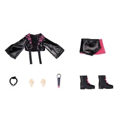 Nendoroid Doll - Original Character accessoires pour figurines  Outfit Set: Idol Outfit - Girl (Rose Red)