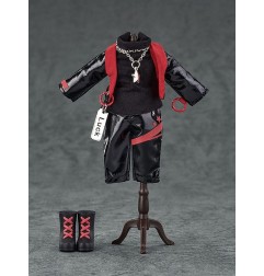 Nendoroid Doll - Original Character accessoires pour figurines  Outfit Set: Idol Outfit - Boy (Deep Red)