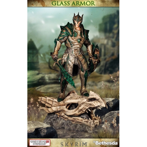 The Elder Scrolls V Skyrim - Statuette 1/6 Glass Armor 40 cm