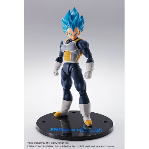 Dragon Ball Super - Figurine S.H. Figuarts Vegeta Super Saiyan Blue (15th Anniversary Version) 14 cm