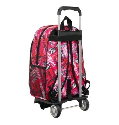 Lady Bug - Sac à dos Lady Bug & Cat noir 33cm avec son trolley.