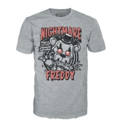 Five Nights at Freddy's - POP! & Tee set figurine et T-Shirt Nightmare Freddy(GW) 