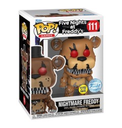 Five Nights at Freddy's - POP! & Tee set figurine et T-Shirt Nightmare Freddy(GW) 