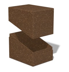 Ultimate Guard - Return To Earth Boulder Deck Case 133+ taille standard Marron