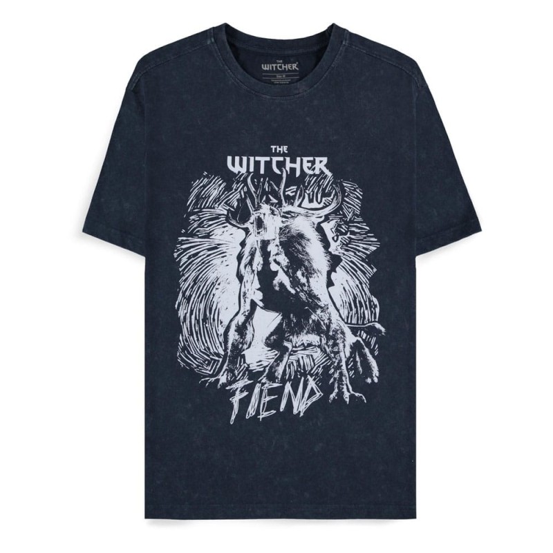 Witcher, The - The Witcher T-Shirt Dark Blue Fiend 