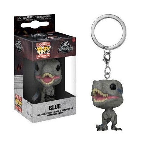 Jurassic World 2 - Porte-clés Pocket POP! Blue 4 cm