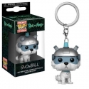 Rick et Morty - Porte-clés Pocket POP! Snowball 4 cm