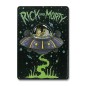 Rick & Morty - Panneau métal Spaceship 15 x 21 cm